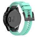 Quick Removable Silicone Watch Band for Fenix 5 22mm(Mint Green)