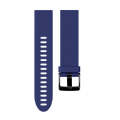 Quick Removable Silicone Watch Band for Fenix 5S 20mm(Dark Blue)