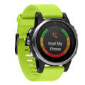 Quick Removable Silicone Watch Band for Fenix 5S 20mm(Green)