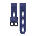 Quick Removable Silicone Watch Band for Fenix 5X 26mm(Dark Blue)