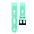 Quick Removable Silicone Watch Band for Fenix 5X 26mm(Mint Green)