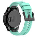 Quick Removable Silicone Watch Band for Fenix 5X 26mm(Mint Green)
