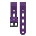 Quick Removable Silicone Watch Band for Fenix 5X 26mm(Purple)