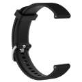 Smart Watch Silicone Watch Band for POLAR Vantage M 22mm(Black)