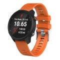 Smart Watch Silicone Watch Band for Garmin Forerunner 245(Orange)
