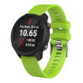Smart Watch Silicone Watch Band for Garmin Forerunner 245(Green)