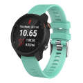 Smart Watch Silicone Watch Band for Garmin Forerunner 245(Mint Green)