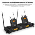 XTUGA IEM1200 Wireless Transmitter 10 Bodypack Stage Singer In-Ear Monitor System(US Plug)