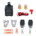 ZL180 12V 120A Car Relay Remote Rireless Battery Isolator with Battery Clip x 2 & Remote Control x 2