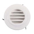 A6781-01 RV / Trailer ABS Round Inclined Louvers Air Outlet Vent