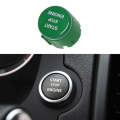 One-key Start Engine Stop Switch Button for Land Rover Freelander 2, Left Driving (Green)