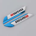 1 Pair Car Letters NISMO Personalized Aluminum Alloy Decorative Stickers, Size: 11.5 x 2.5 x 0.5c...