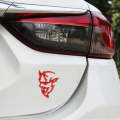 Car Devil Aluminum Alloy Personalized Decorative Stickers, Size:7x5x0.4cm (Red)
