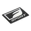 Car Type A F-SPORT Aluminum Alloy Personalized Decorative Stickers, Size:6.5x4.5x0.4cm