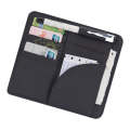 Car Multifunctional Sun Visor Card Holder Bill Storage Card Bag (Black)