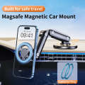 LK-CDD13 Car Multi-angle Adjustable MagSafe Magnetic Holder (Black)