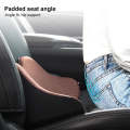Car Memory Foam Breathable Lumbar Cushion (Brown)