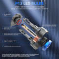 P13 1 Pair H4 / 9003 DC10-32V / 60W / 6000K / 6500LM Car Liquid Metal LED Headlight