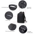 cxs-610 Multifunctional Oxford Cloth Laptop Bag Backpack (Light Grey)