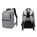cxs-619 Multifunctional Oxford Laptop Bag Backpack (Light Grey)