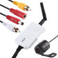 903S WiFi HD Video Transmitter for Car, with Mini Butterfly Type Rear View Camera(White)