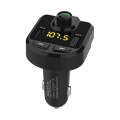 Bluetooth FM Transmitter Wireless In-Car Radio Adapter Music Player Hands-Free Calling Car Kit, D...