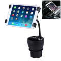 Olesson 2 in 1 Car Charger Cup Holder PowerCup Phone / Tablet Holder + 2.1A / 1A Dual-USB Ports C...