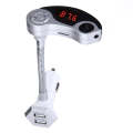 GT86 Dual USB Charger Car Bluetooth FM Transmitter Kit, Support LCD Display / TF Card Music Play ...