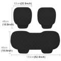 3 PCS / Set Luxurious Warm Car Seat Cover Cushion Universal Front Back Seat Covers Car Non-slip C...