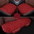 3 PCS / Set Luxurious Warm Car Seat Cover Cushion Universal Front Back Seat Covers Car Non-slip C...
