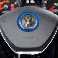 Car Aluminum Steering Wheel Decoration Ring For Cadillac(Blue)