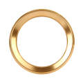 Car Aluminum Steering Wheel Decoration Ring For Volkswagen(Gold)