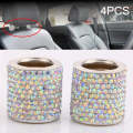 4 PCS Car Crystal Head Pillow Modified Decoration (Colour)
