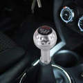 Universal Manual or Automatic Gear Shift Knob Fit for All Car(Silver)