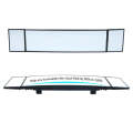 SHUNWEI Large Car Three-Fold Curve Surface Rear View Mirror Reverse Wide Angle Adjustable Angle A...