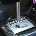 Universal Long Strip Shape Car Gear Shift Knob Modified Shifter Lever Knob, Length: 18cm(Silver G...