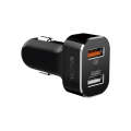 VEDFUN TurboDrive C210 Dual Ports Quick Charge 3.0 + SDDC Technology USB Car Charger for Smartpho...