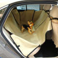 Nonslip Folding Car Rear Back Seat Cover Pet Cat Dog Cushion Mat, Size: 195 x 135 x 0.2 cm(Khaki)