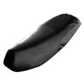 Waterproof Motorcycle Black Leather Seat Cover Prevent Bask In Seat Scooter Cushion Protect, Size...