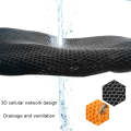 Motorcycle Breathable Sunscreen Double Layer 3D Honeycomb Small Hole Polyester Cushion Mesh, Size...