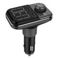 BT72 Dual USB Charging Smart Bluetooth FM Transmitter MP3 Music Player Car Kit with 1.5 inch Whit...