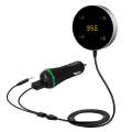 JRFC02 Multifunctional Car Bluetooth FM Receiver + Transmitter with Remote Controller, Support Ha...