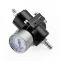 0-140PSI Universal Car Fuel Pressure Regulator with Gauge Adjustable Oil Pressure Regulator