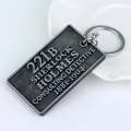 Detective Sherlock 221B Key Chain Car Key Ring Multi-functional Tool Key Holder Key Chains Rings ...