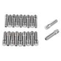 20 PCS 5.8cm Universal Car Modification Extended Wheels Stud Conversion M14x1.25 to M12x1.5 Screw...