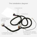 Car Radio Stereo Ampplified DSP Extension Cable Wiring Harness, Cable Length: 1.5m, For Nissan Ti...