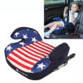 Kids Children Striped Star Print ISOFIX Interface Car Booster Seat Heightening Cushion, Fit Age: ...