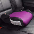 Kids Children Safety Car Booster Seat Pad Mat Heightening Cushion Purple, Fit Age: 4-8 Years Old