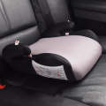 Kids Children Safety Car Booster Seat Pad Mat Heightening Cushion Gray, Fit Age: 4-8 Years Old