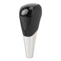 Universal High Carbon Fiber Texture Leather Hole Pattern Car Gear Shift Knob Modified Shifter Lev...